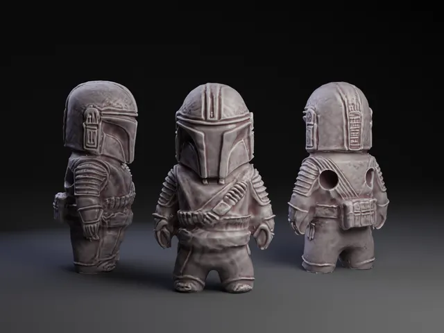 Mini Mando Netsuke.