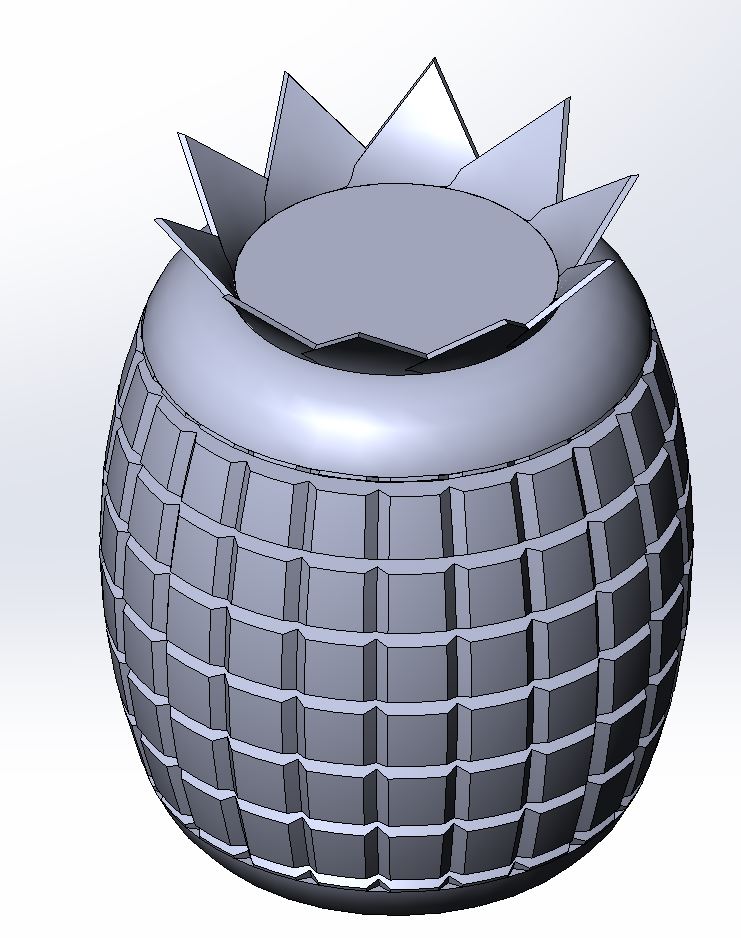 Basic Pineapple by dnmcguire11 | Download free STL model | Printables.com