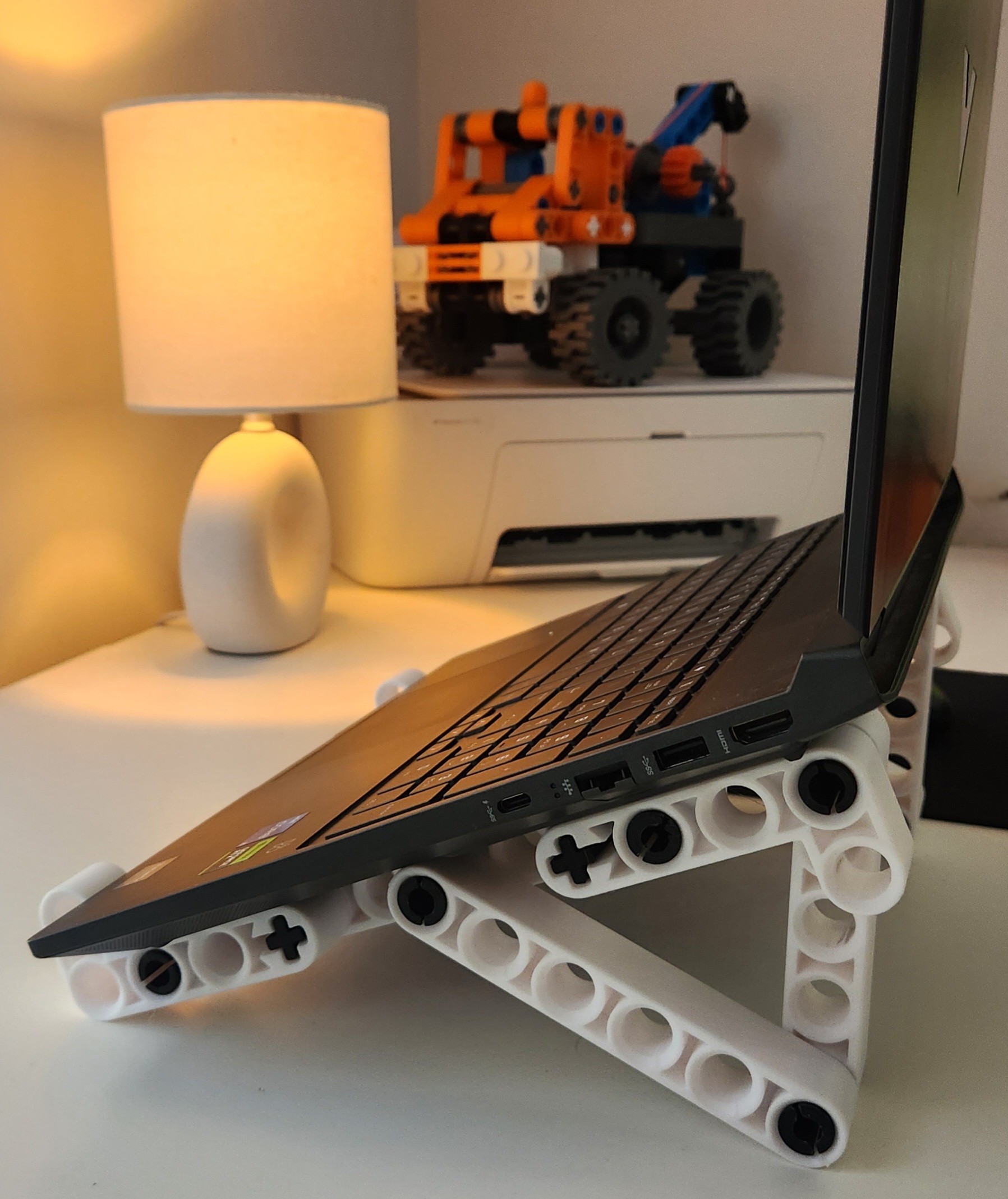 Lego Technic Styled Laptop Stand by Filiment_forge | Download free STL ...