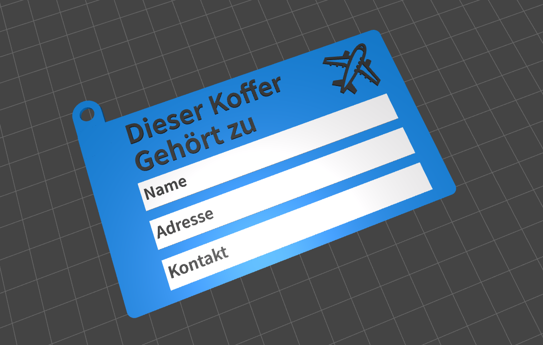 Koffer Anhänger