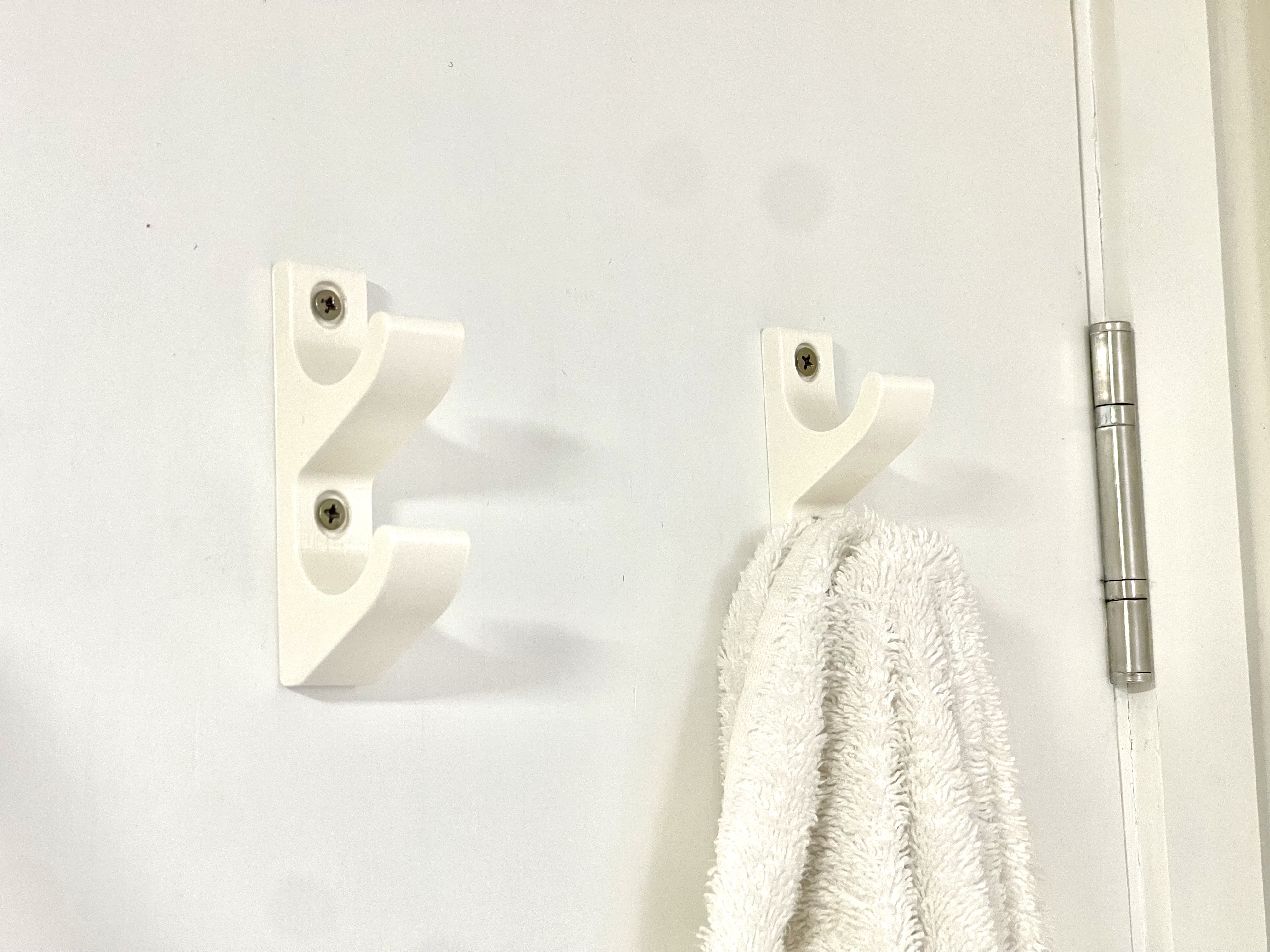 Simple wall hooks for clothes
