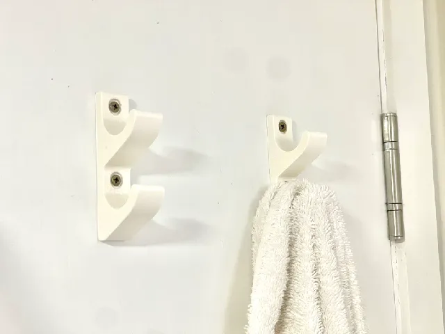 Simple wall hooks for clothes