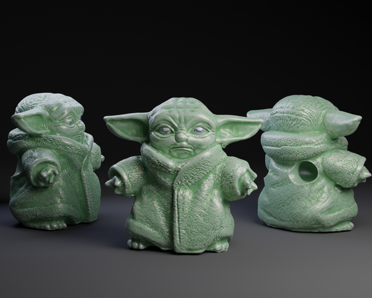 Grogu Netsuke