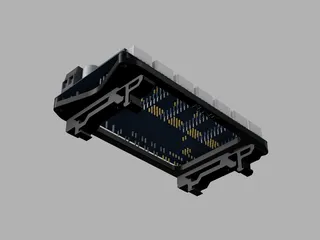 Mellow 3D FLY_D7 Dinrail Mount Bracket by Tom van der Geest | Download ...