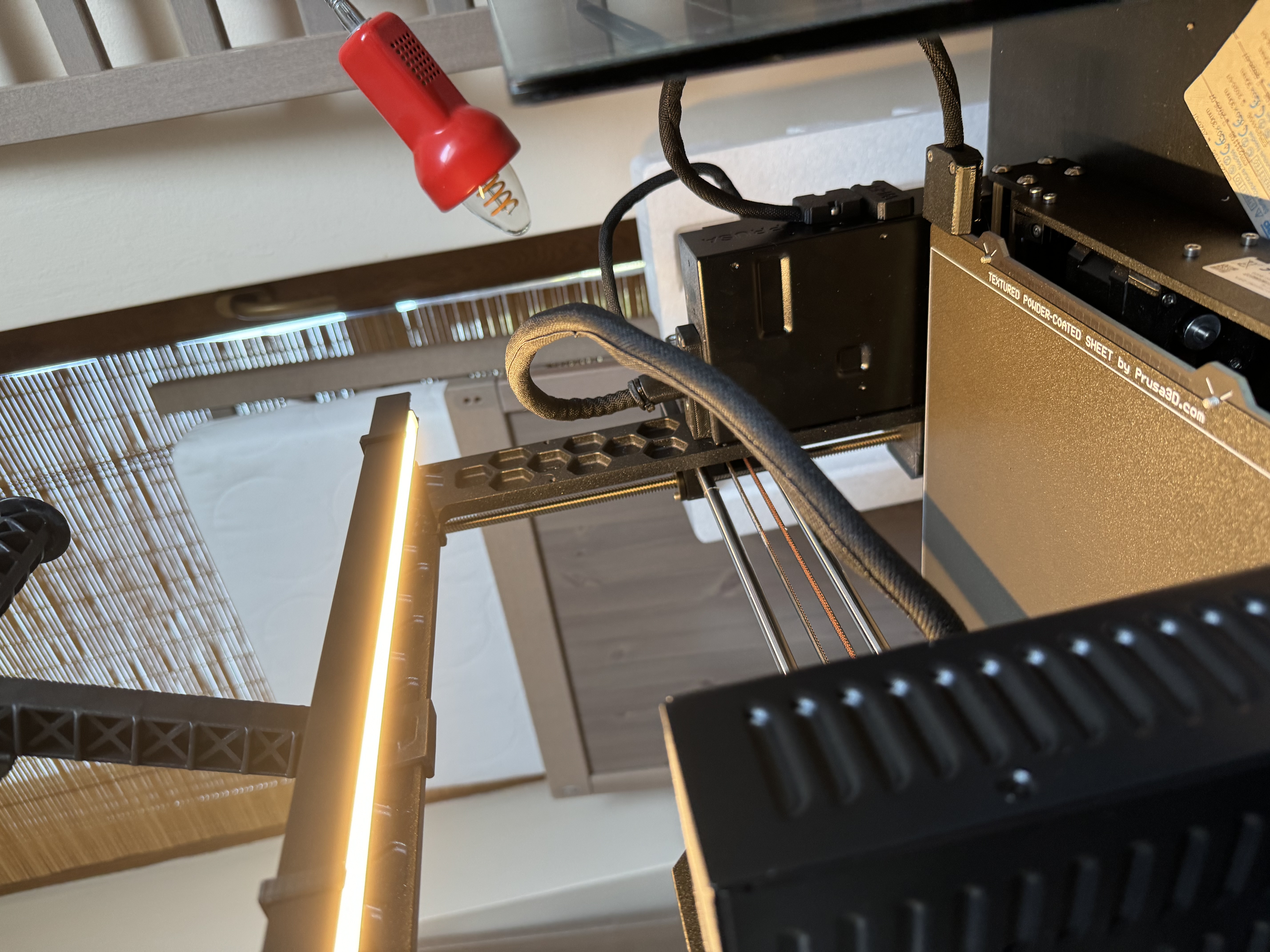 Prusa MK4/3 rear light bracket for IKEA Skydrag/Silverglans