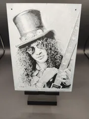 Pencil Drawing of Slash Hueforge