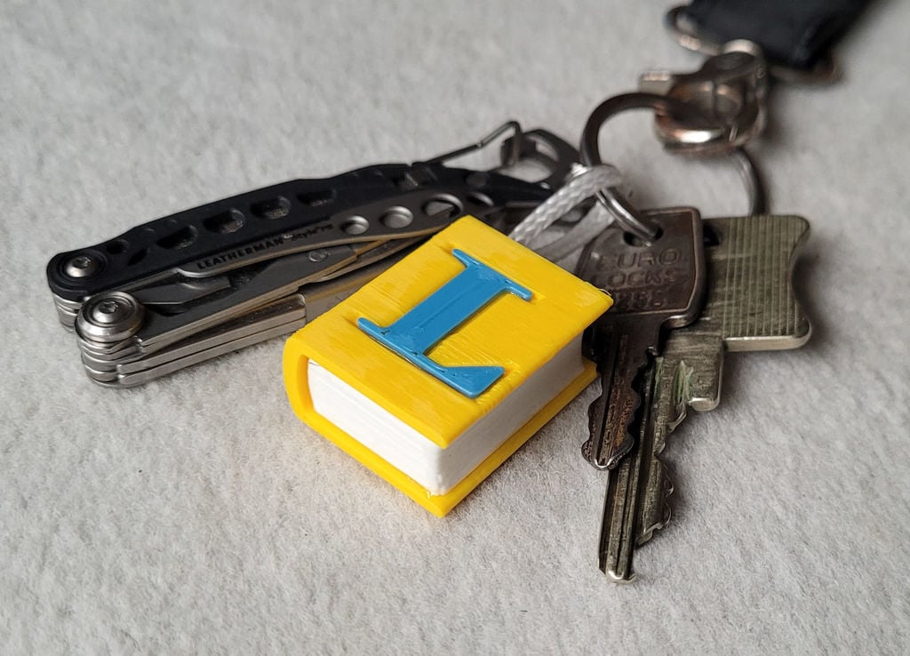 Book keychain by Dreamtime24 | Download free STL model | Printables.com