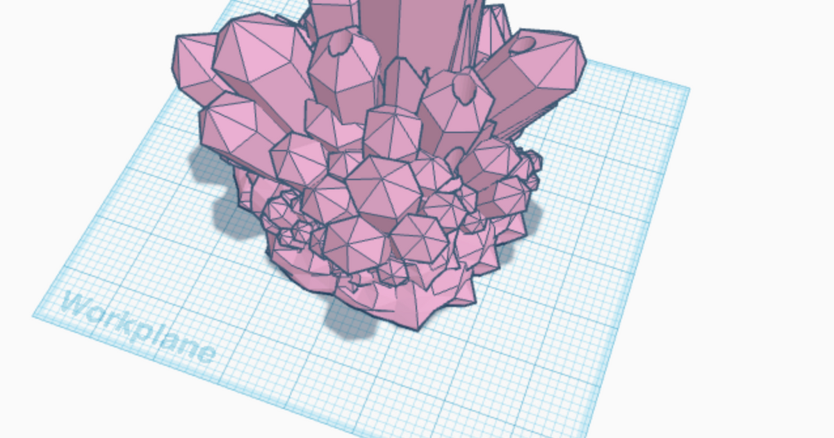Crystal Pencil Holder by Glacier713 | Download free STL model ...