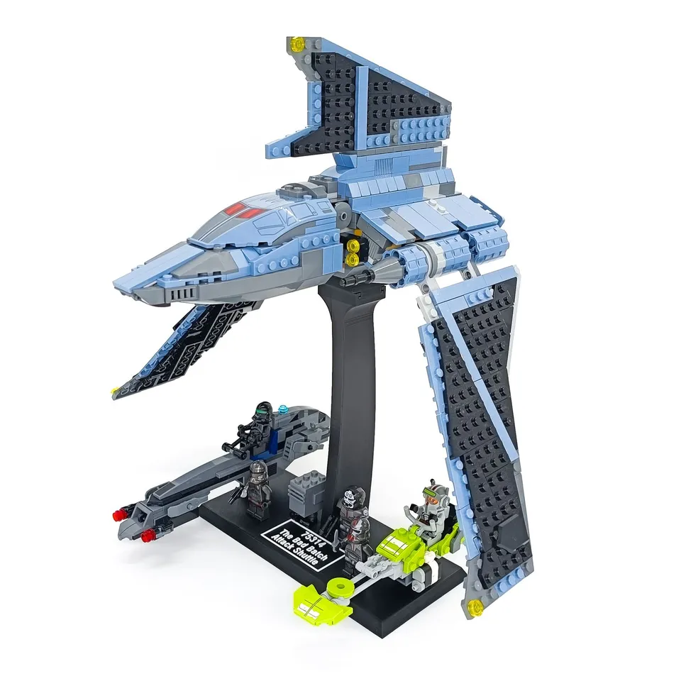 Display Stand for LEGO Star Wars 75314 The Bad Batch Attack Shuttle [last  update