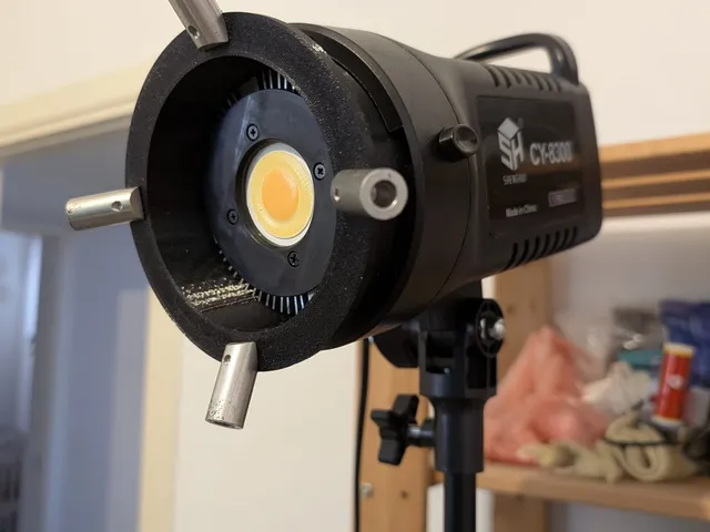 Modifiable Bowens mount reflector adaptor