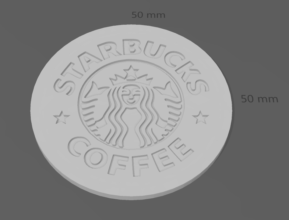 Starbucks Coaster by Chloe's 3D Prints | Download free STL model ...