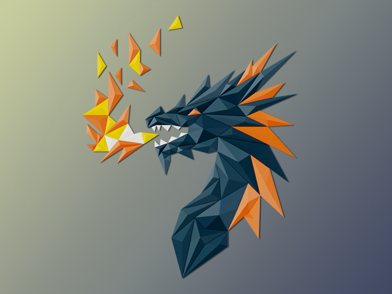 Crystal Dragon Wall Art
