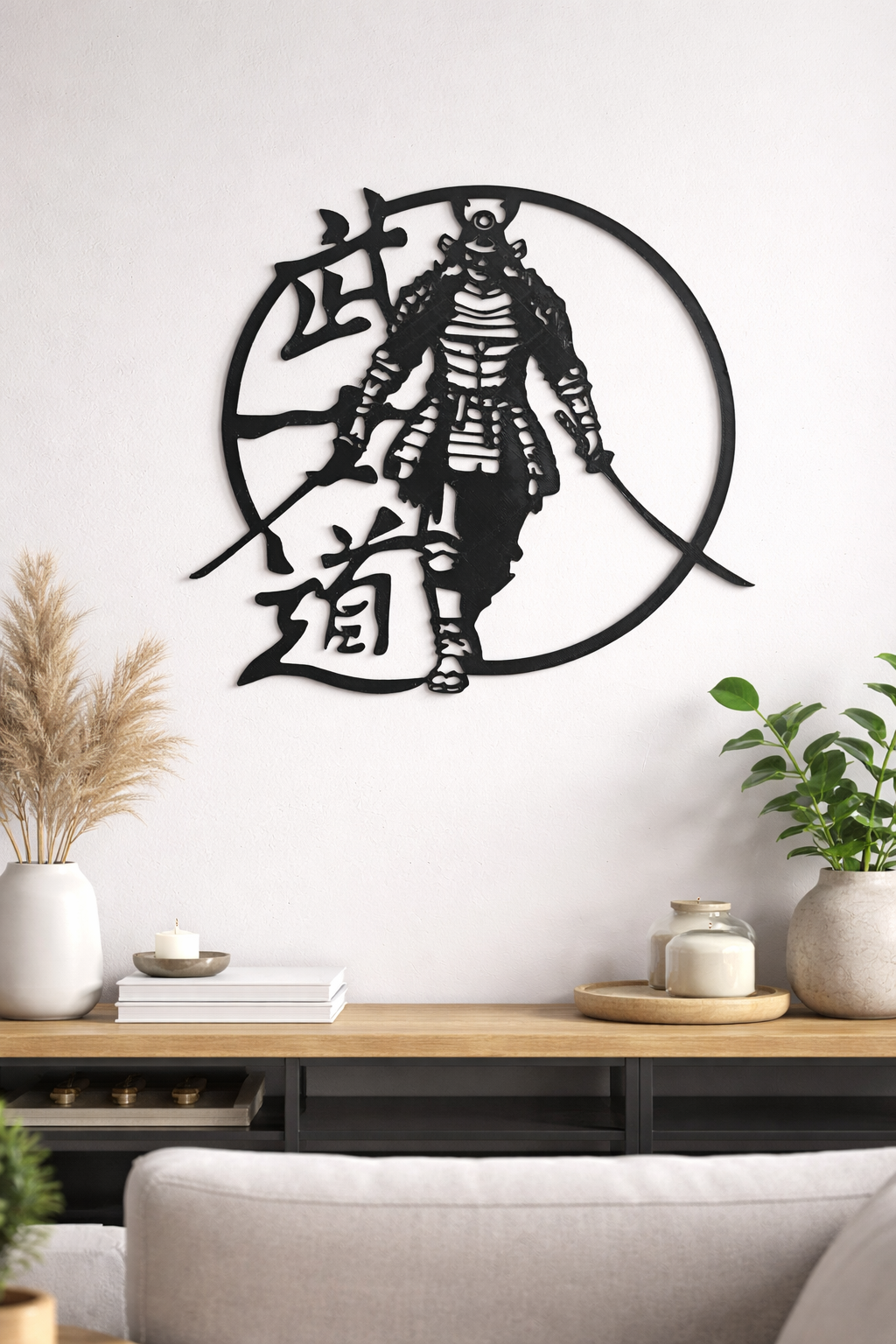 samurai wall decor