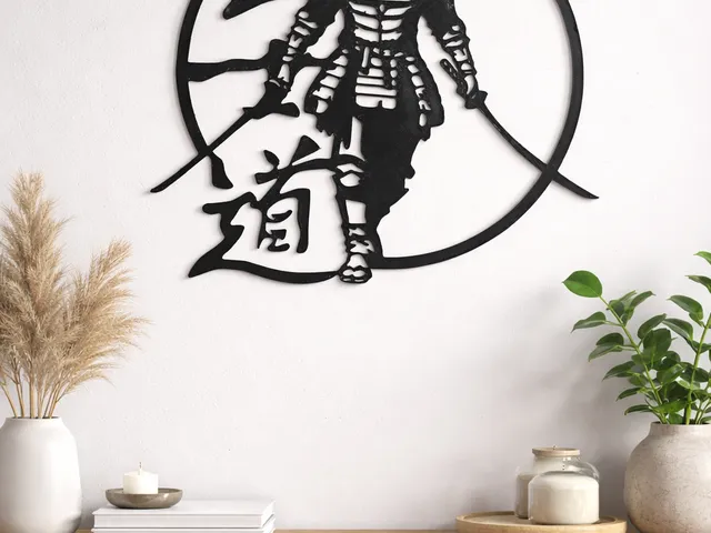 samurai wall decor