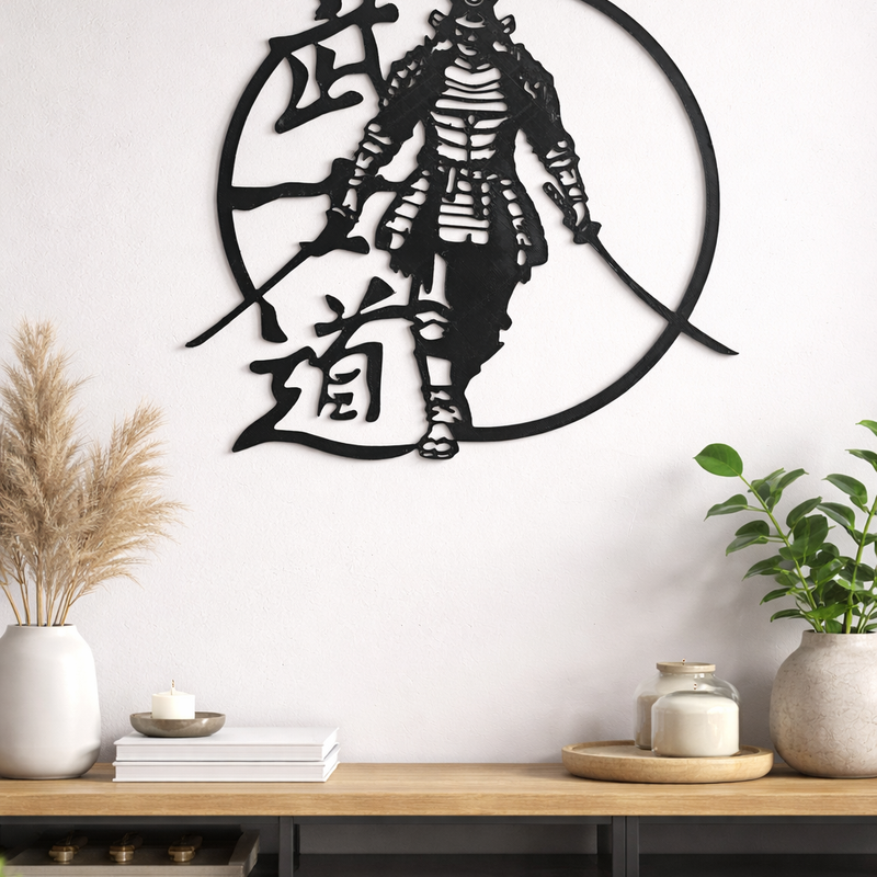 samurai wall decor by Maraktos | Download free STL model | Printables.com