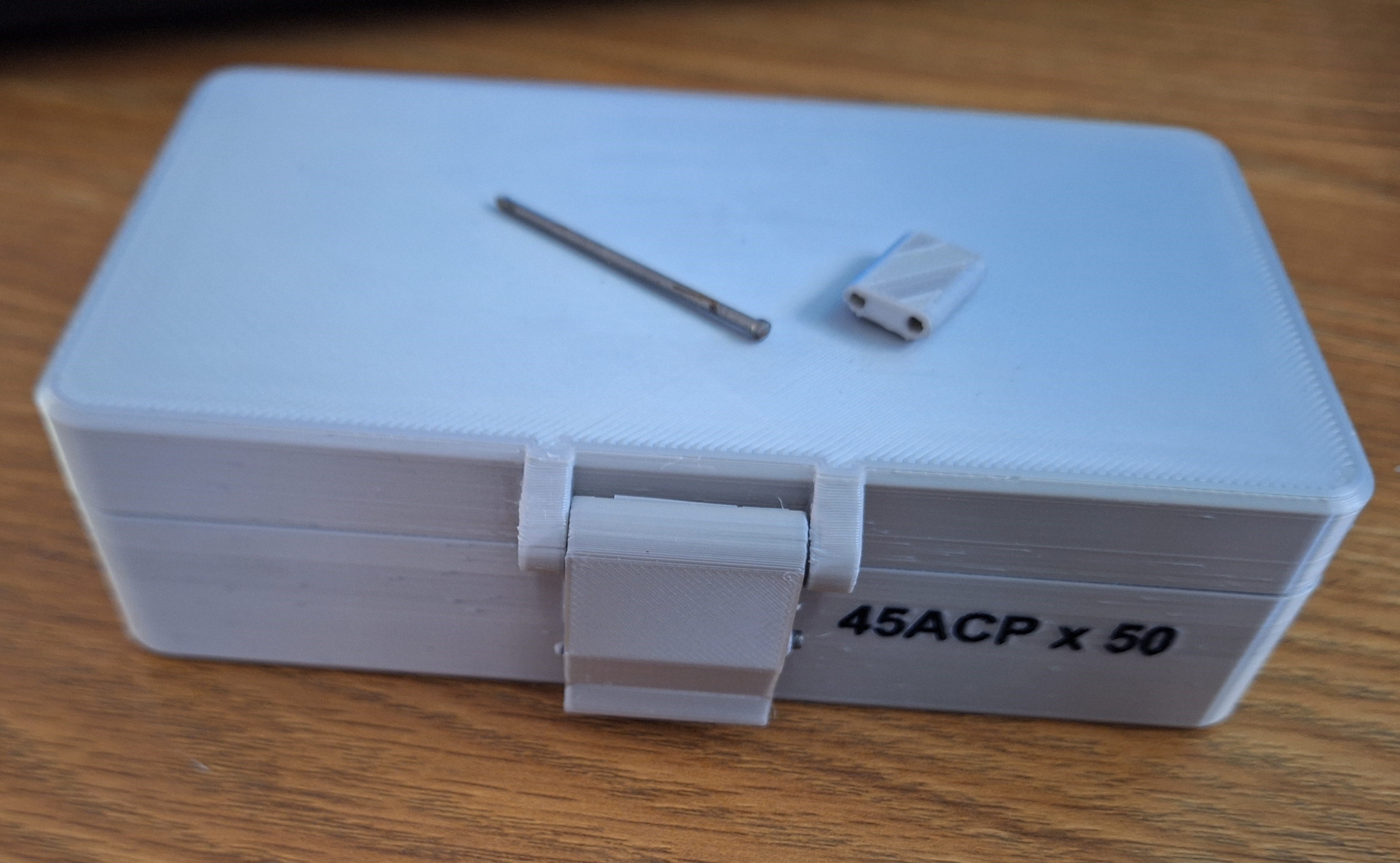45ACP Box x 50 von Mark T | Kostenloses STL-Modell herunterladen ...