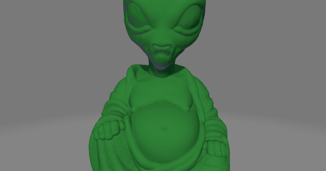 Alien Buddah by Clsdrsrcs | Download free STL model | Printables.com