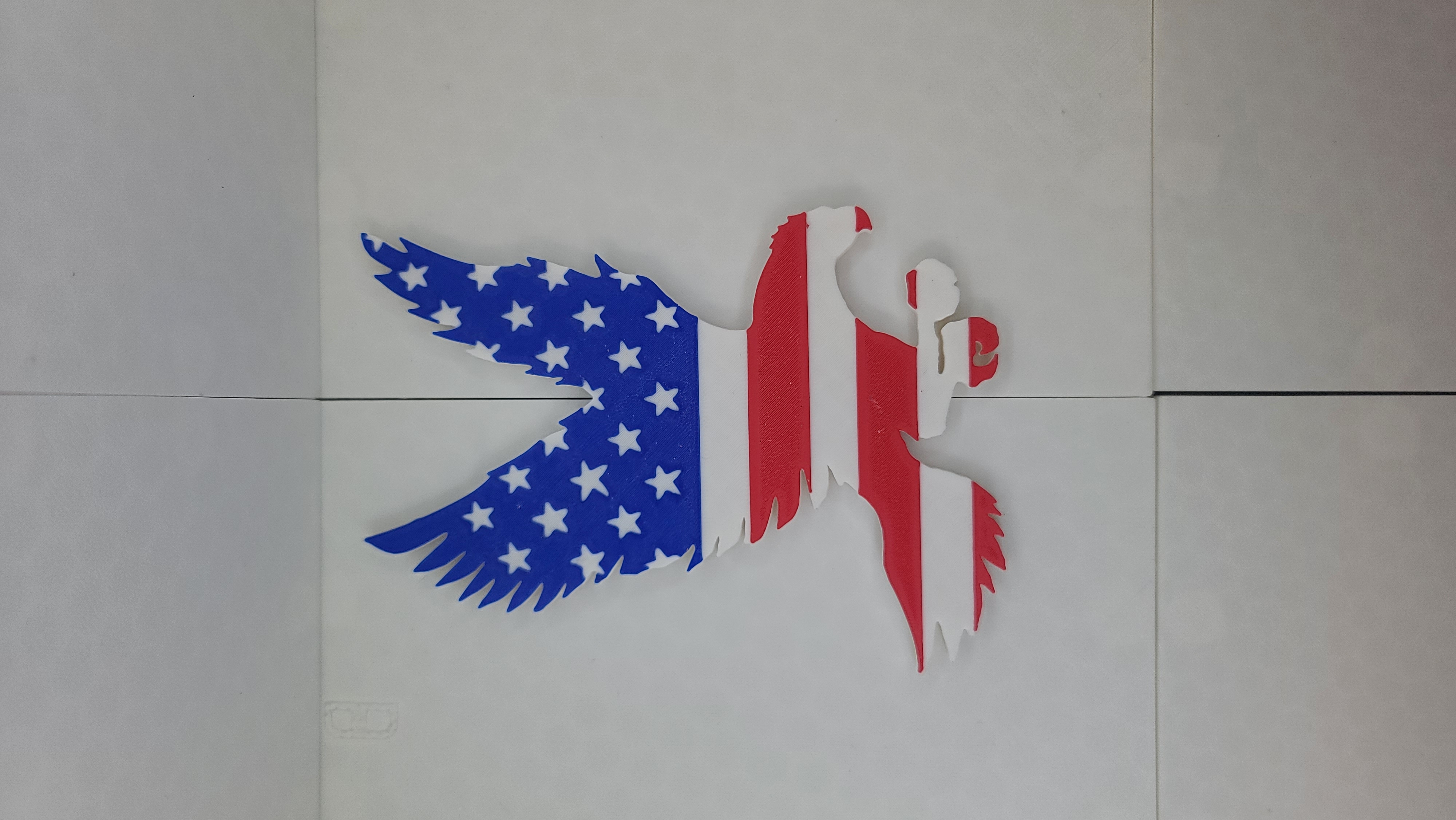 American Flag Eagle Magnet