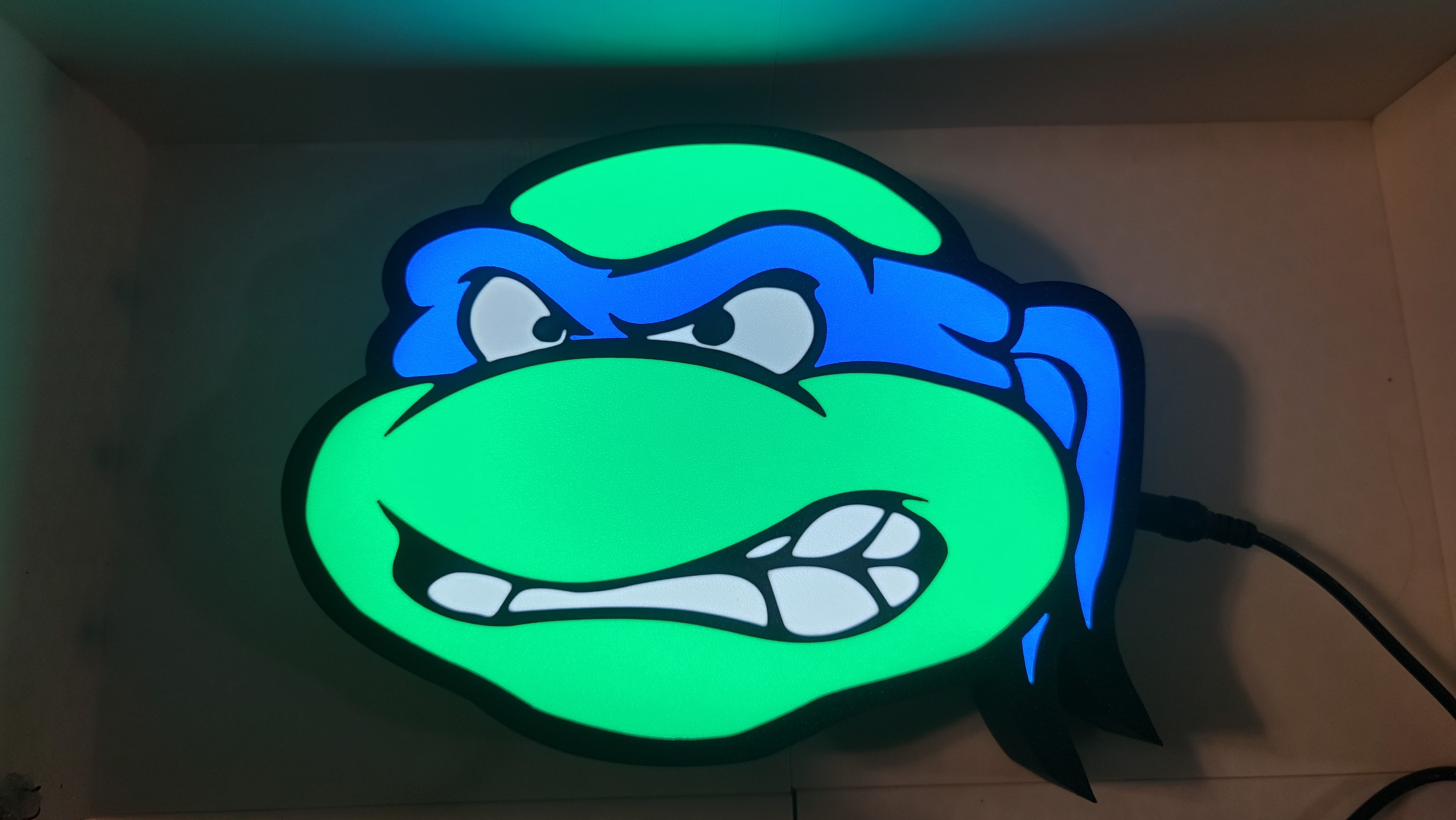 Miniatura 5 do modelo 3D Ninja Turtle Head Lightbox