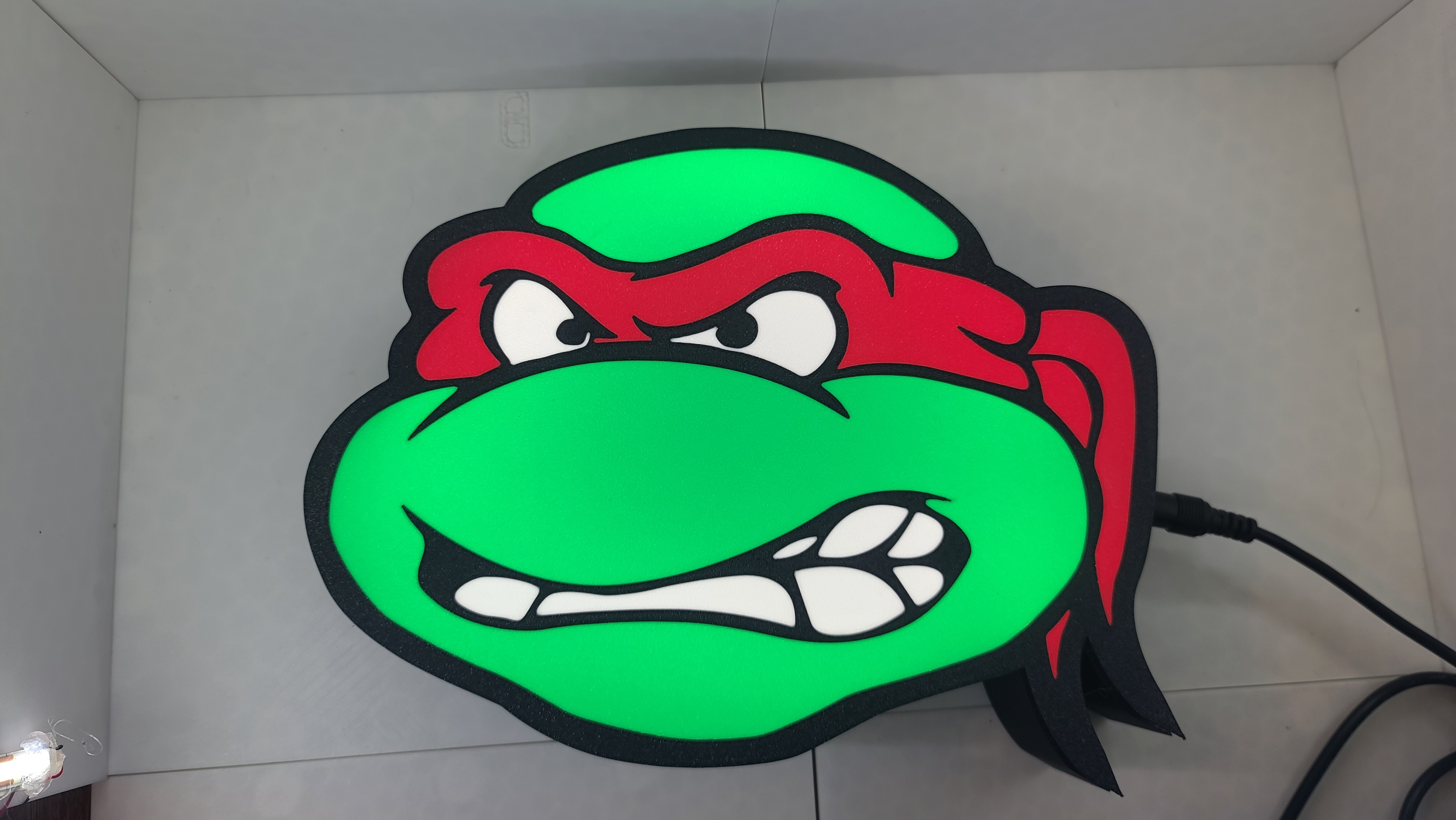Miniatura 3 do modelo 3D Ninja Turtle Head Lightbox