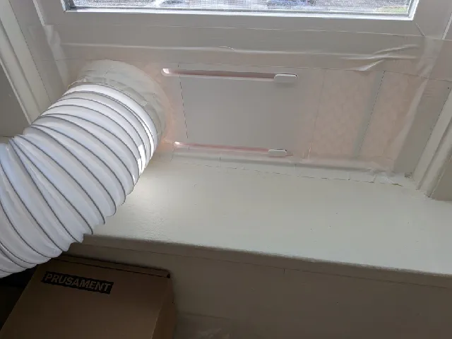 customizable exhaust hose to sliding window adapter
