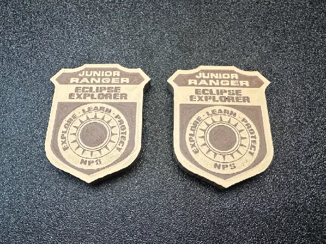 Eclipse Explorer Junior Ranger Program NPS Badge