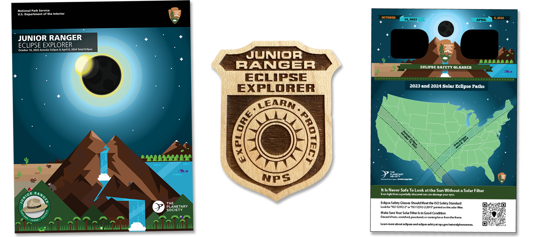 Eclipse Explorer Junior Ranger Program Nps Badge Von Maxelman 