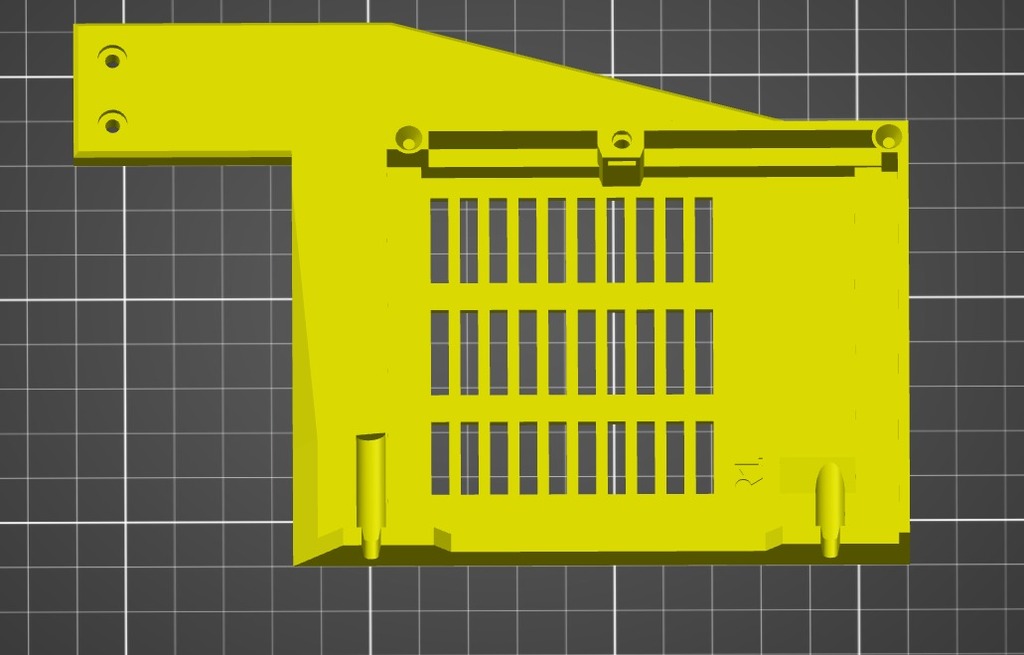 Prusa Extra Frame Brace Replaces Einsy Door by Plaidbear Download