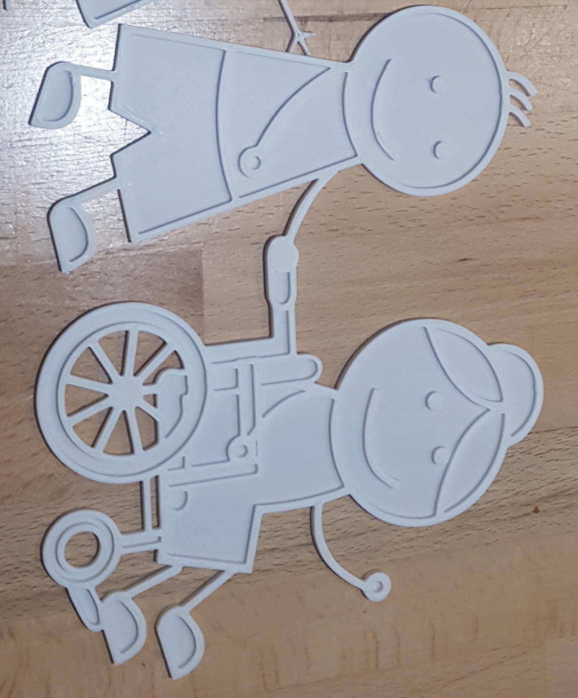 Männchen Rollstuhl