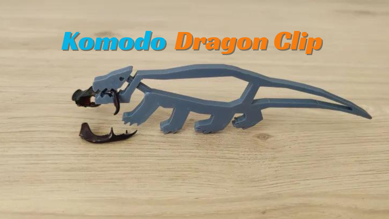 Komodo Dragon Chip Clip By Yo Vlad 