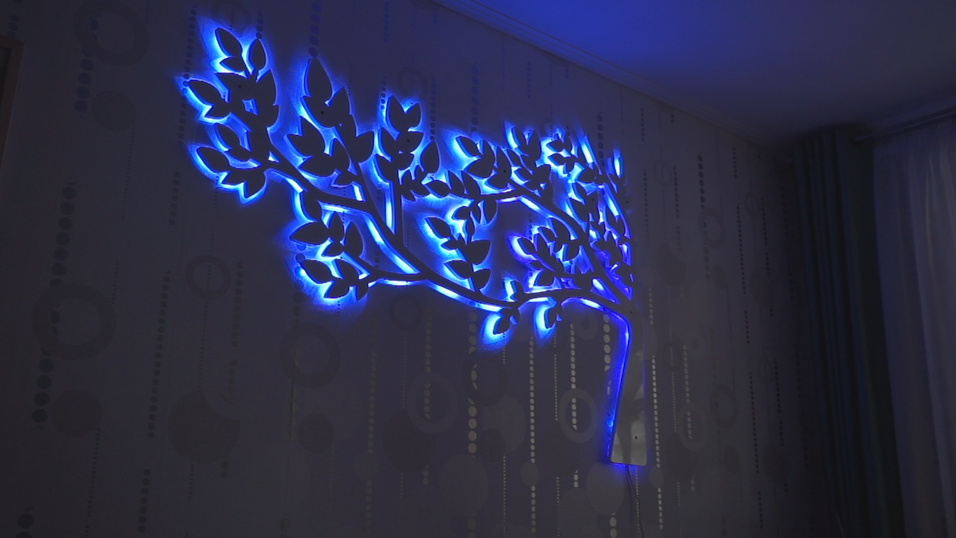 Decorative panel with backlight