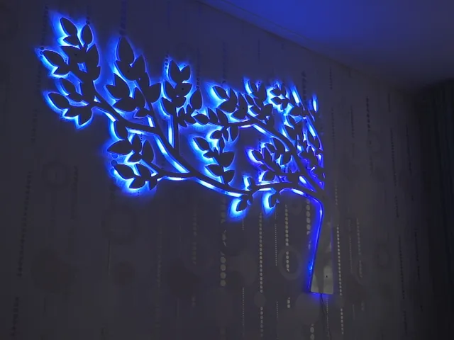 Decorative panel with backlight