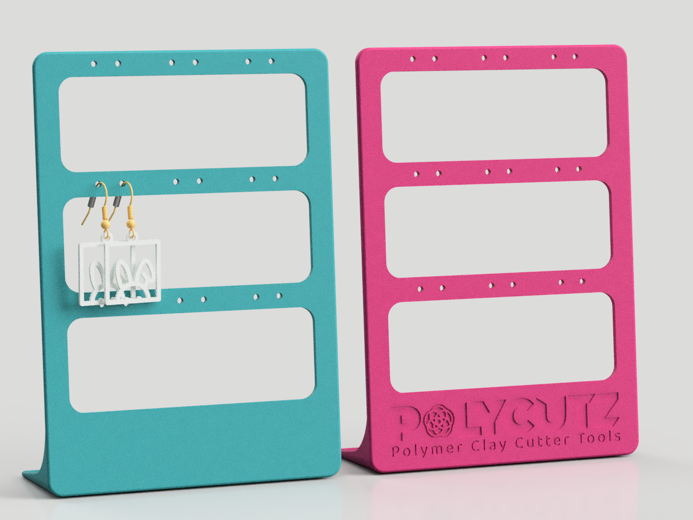 Miniatura 4 do modelo 3D Earring Holder / Earring Stand