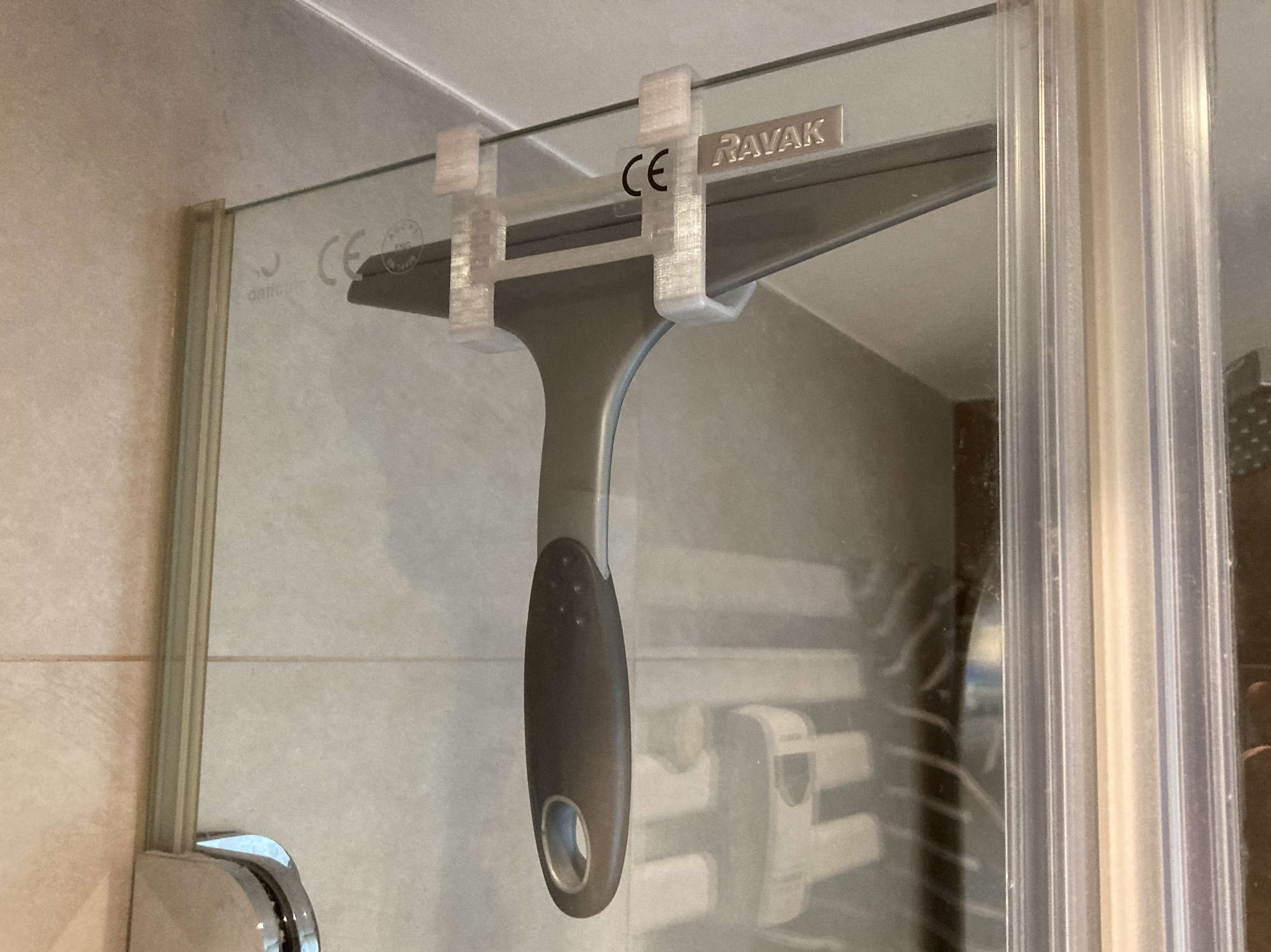 Hook for shower squeegee by jirka | Download free STL model ...