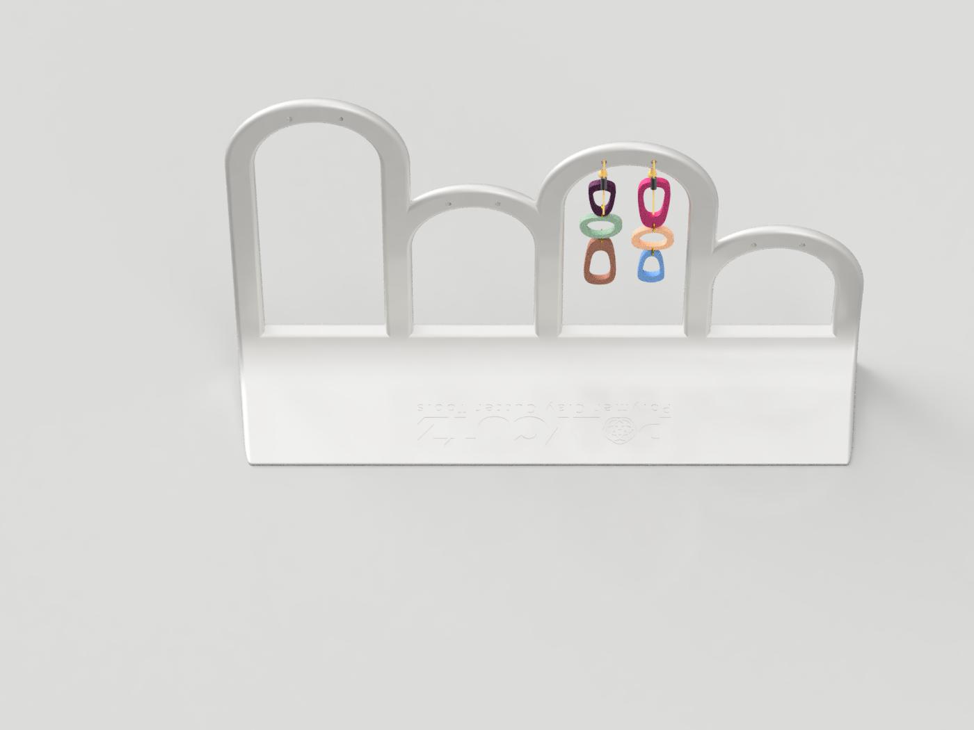 Miniatura 5 do modelo 3D Earring Holder / Earring Stand
