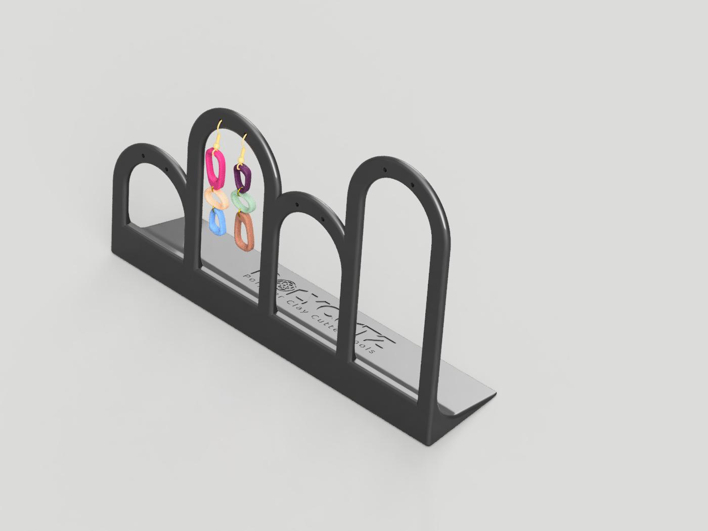 Miniatura 2 do modelo 3D Earring Holder / Earring Stand