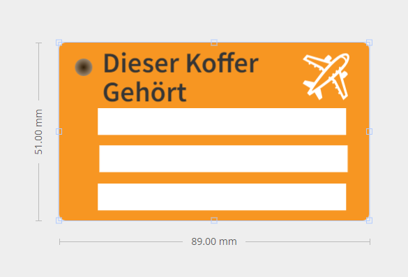 Luggage Tag GER