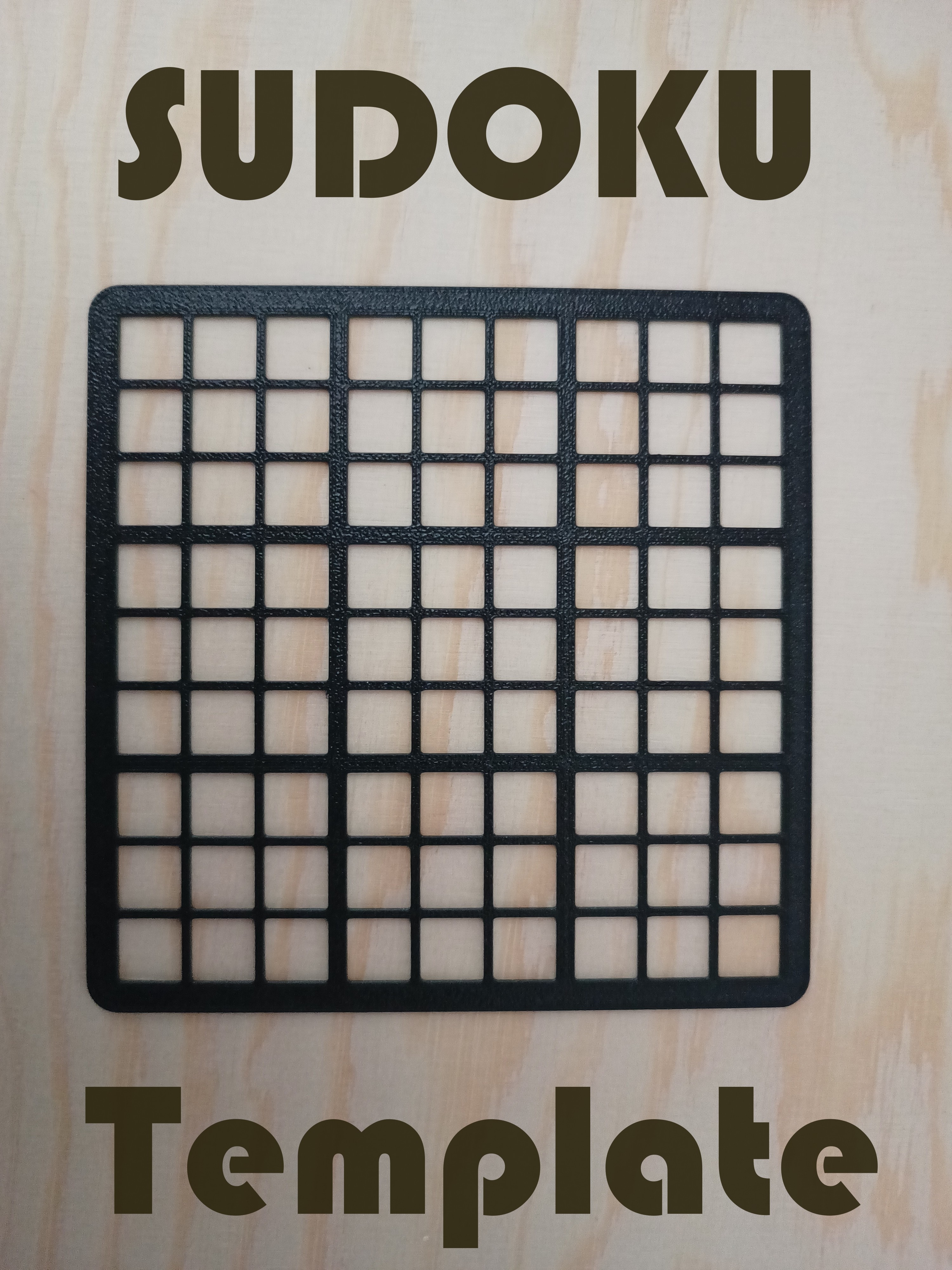 Sudoku Template