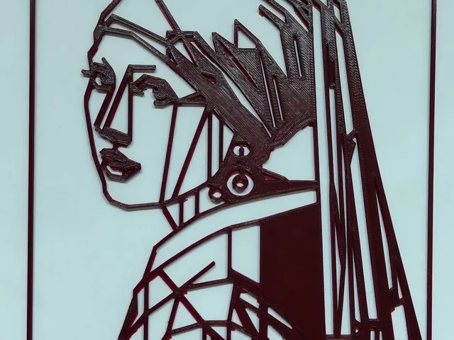 Girl with the pearl earring - AI generated