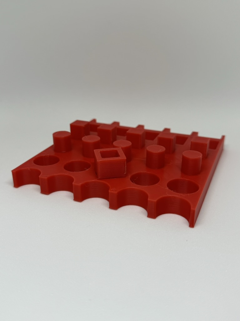Miniatura 7 do modelo 3D Circle / Square Tolerance tester