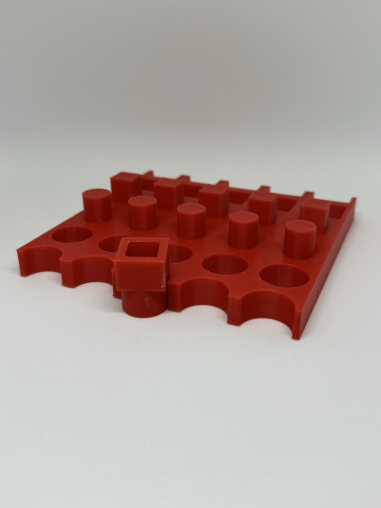 Miniatura 4 do modelo 3D Circle / Square Tolerance tester