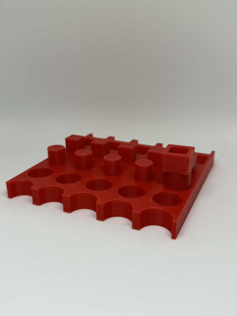 Miniatura 5 do modelo 3D Circle / Square Tolerance tester