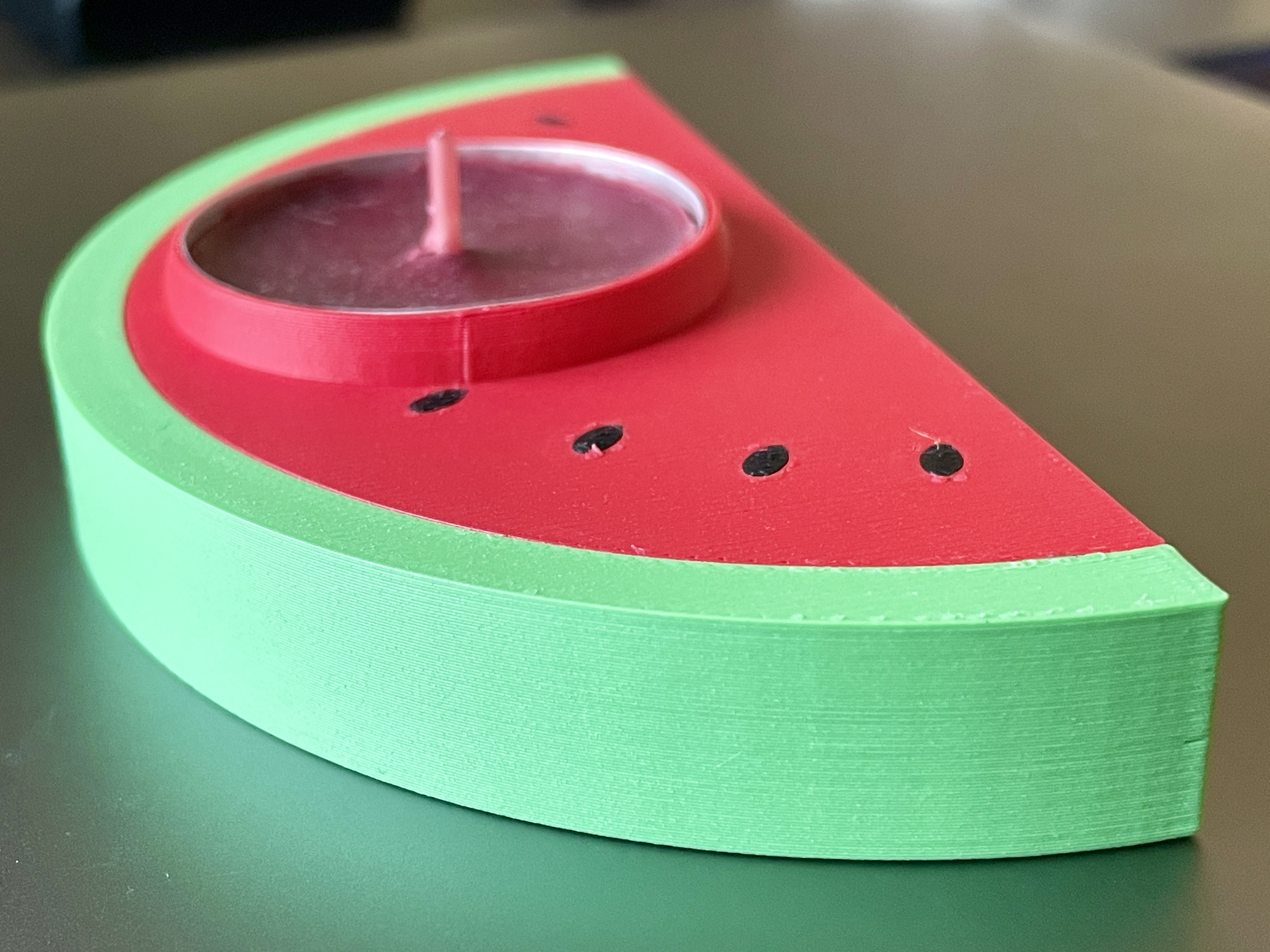 Candle watermelon