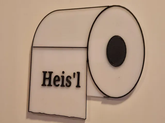"Heisl" Toilet Sign