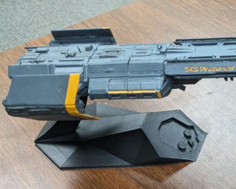 Helldivers Model Ship Stand REMIX