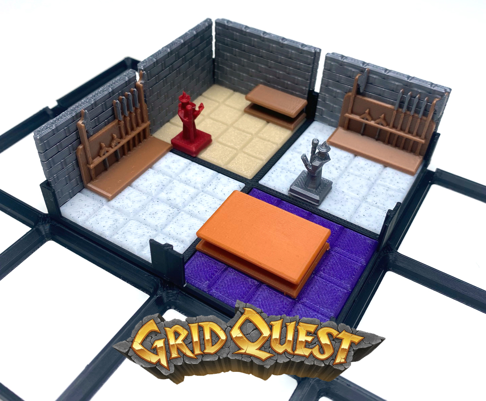 GridQuest BASE 2x2 (The Gridfinity Game)