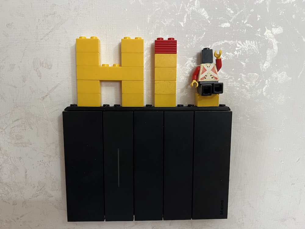 Bticino living now + lego hack