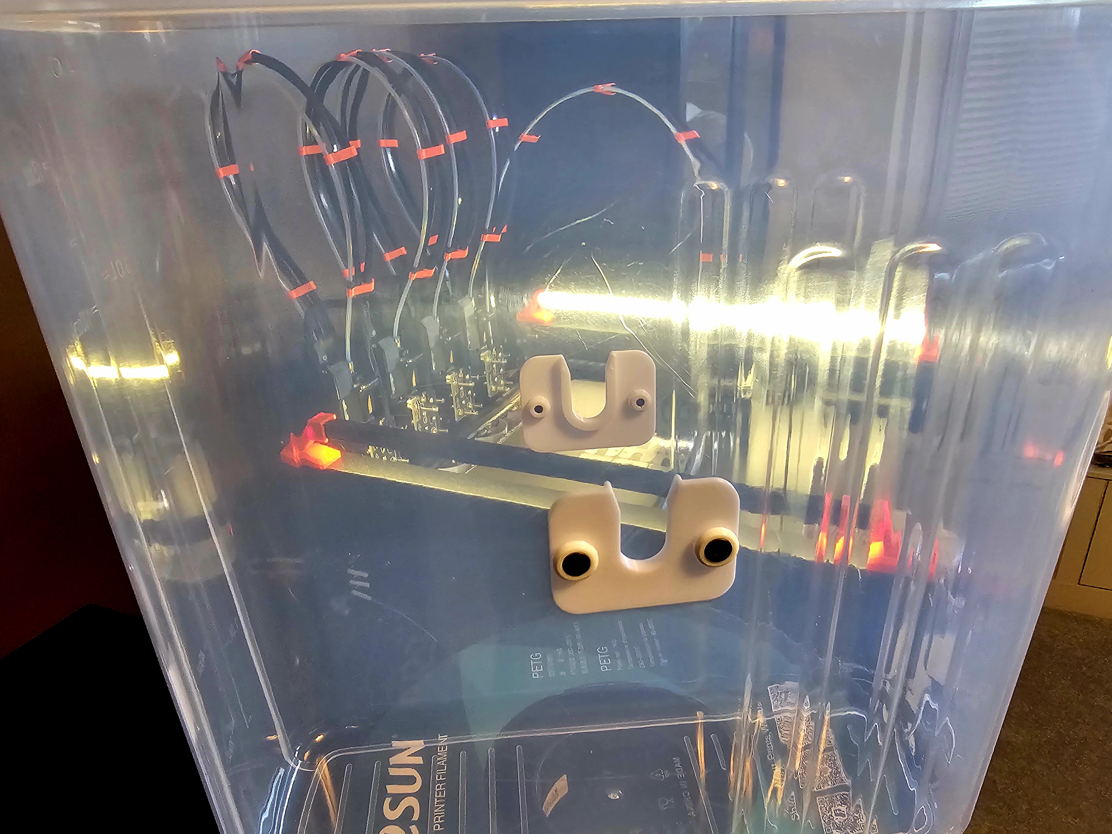 Filament Dry Box Rollholder - Remix 3D model thumbnail