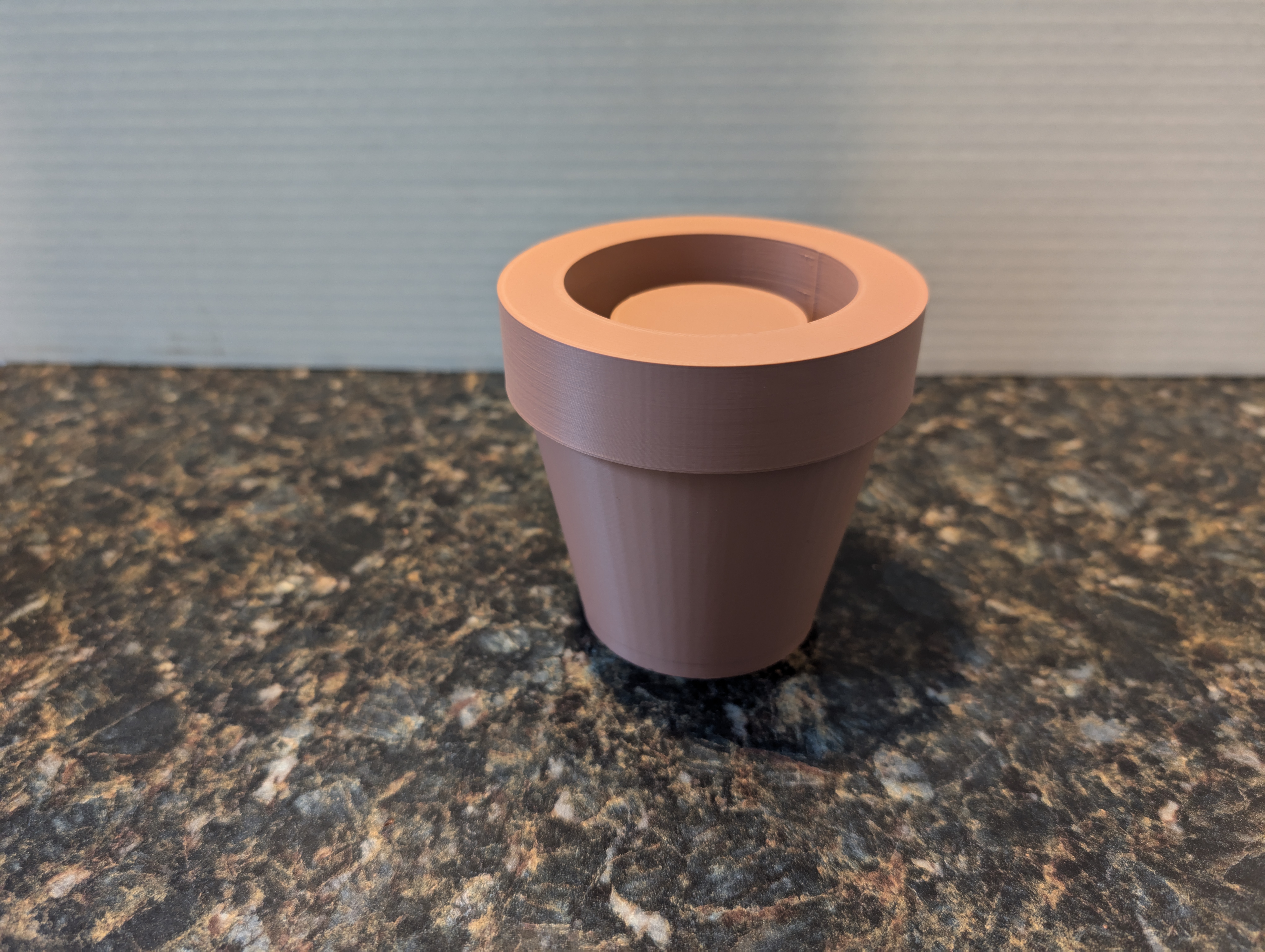 Large Brick Flower Pot