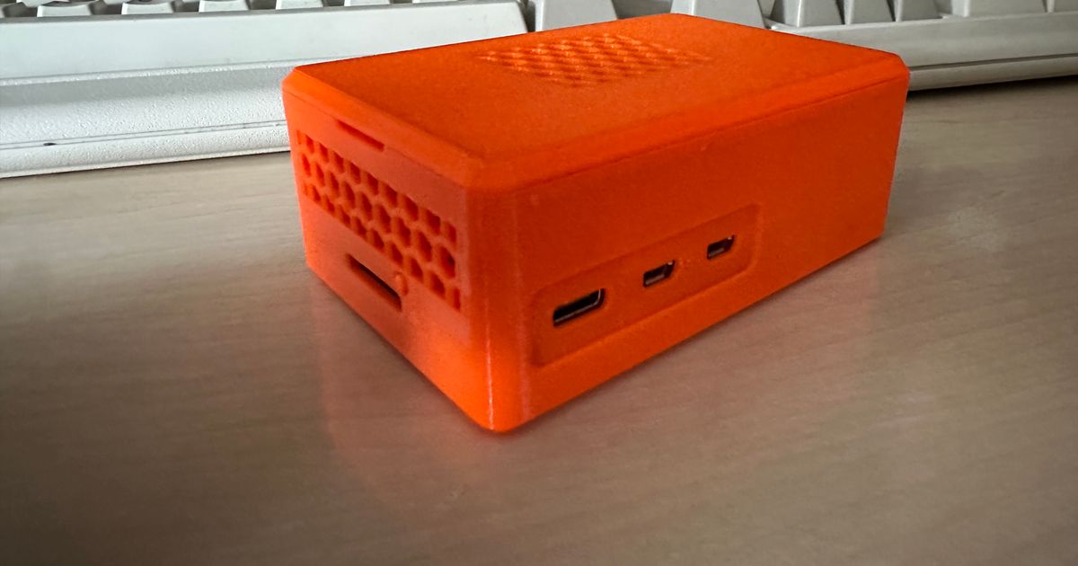 Raspberry Pi5 / Pimoroni NVMe Base Case by GreatOldOne | Download free ...